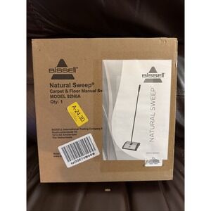 Bissell Natural Sweep Bagless Mechanical Sweeper Standard Multicolored NIB 92n0a